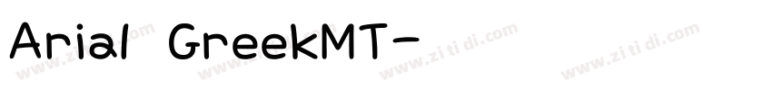 Arial GreekMT字体转换